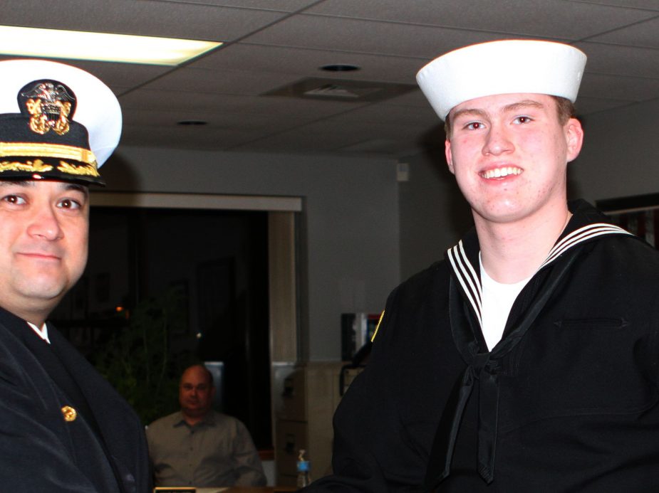 Jericho Hendershot and CDR Albert C Seeman