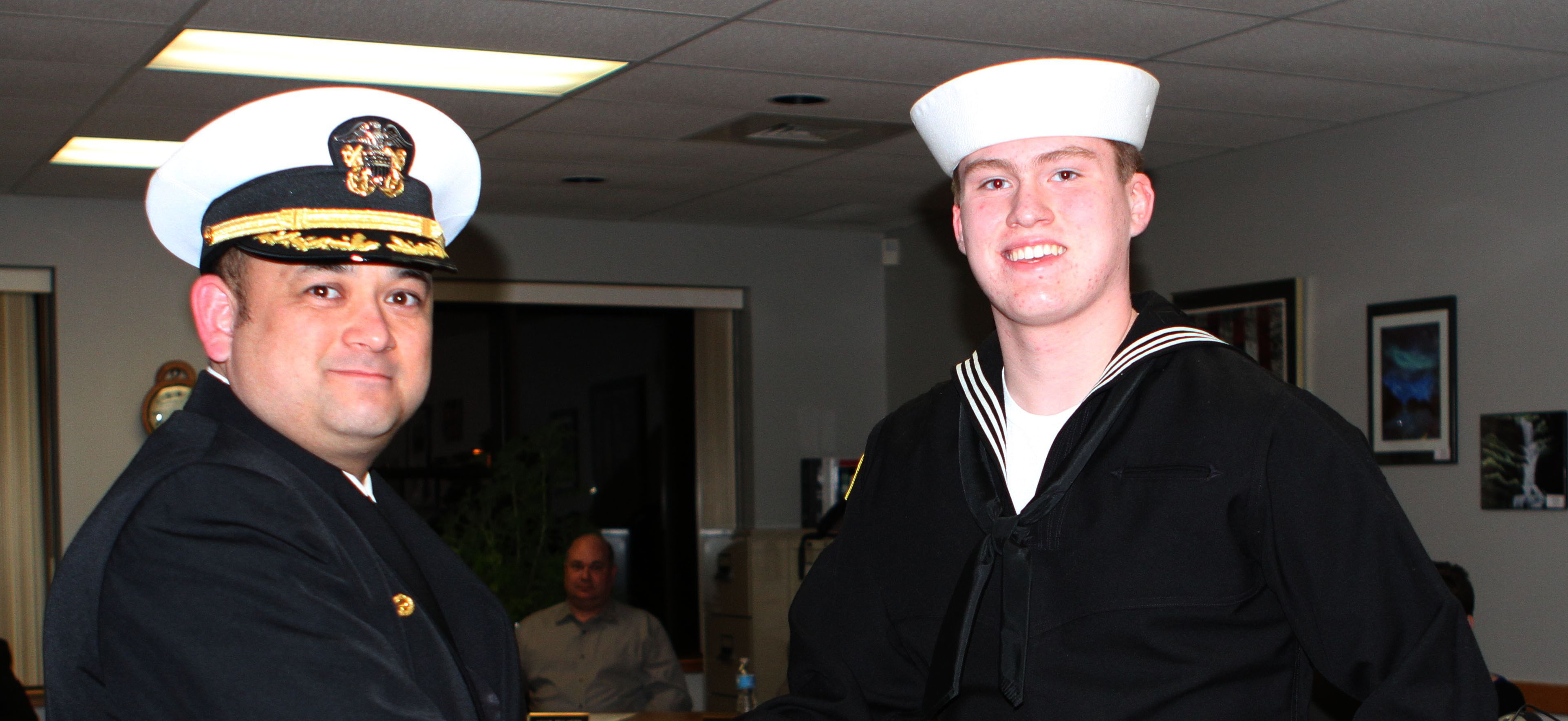 Jericho Hendershot and CDR Albert C Seeman