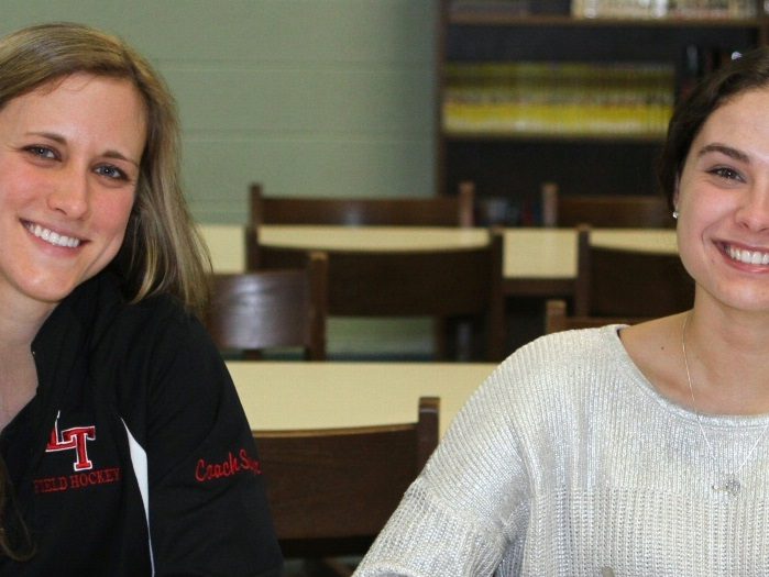 Shelby Croasdale signing letter on intent for Kutztown (2)