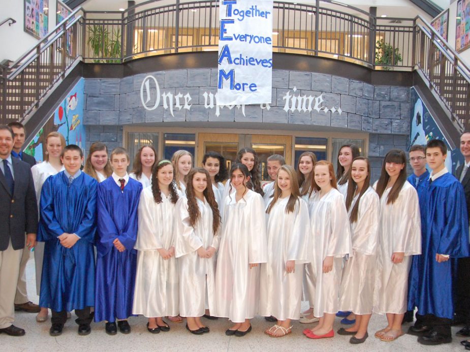 MV National Junior Honor Society Inductees 2013