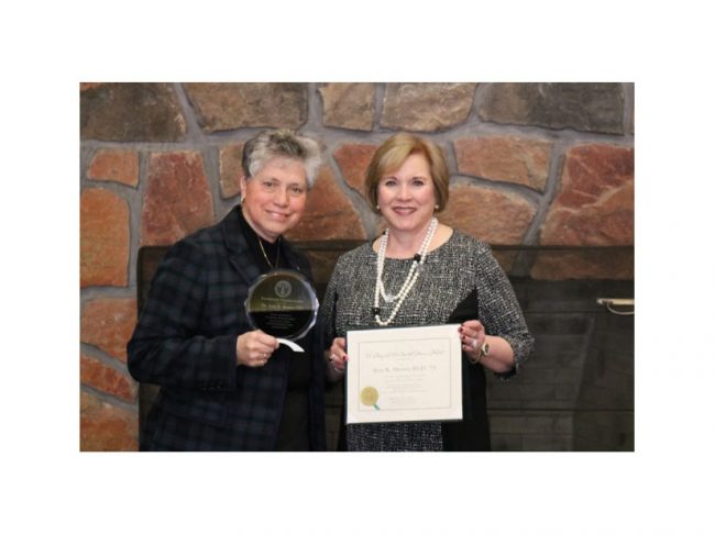 (Left-to-right)Sister-Mary-Persico,-IHM,-Ed.D.,-President-of-Marywood-University,-and-Ann-R.-Henry,-Ph.D