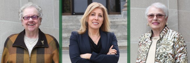 CLC Chairs (left to right) Mary Ellen Coleman, Lisa Lori, Esq., and Barbara Cawley