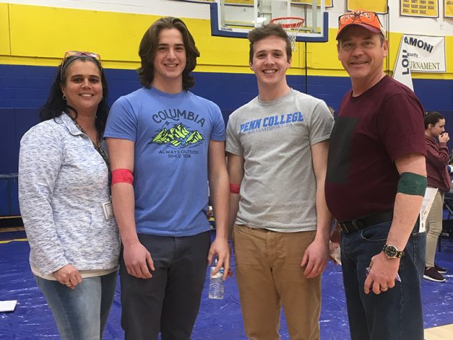 VV Blood Drive Cole Family donation