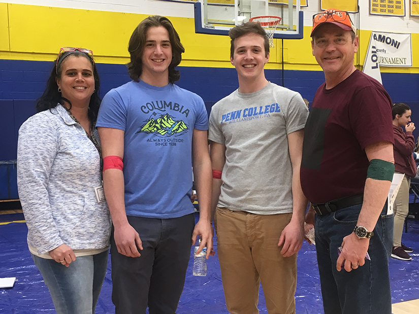 VV Blood Drive Cole Family donation