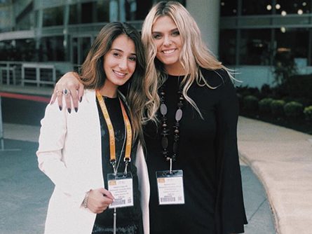 left to right Natalia and Natasha at the 2018 High Point Market (1)