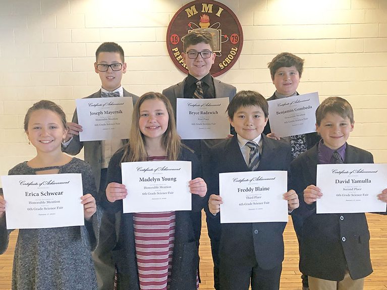 MMI sixth grade science fair